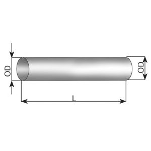 DINEX 93550 Exhaust Pipe, universal